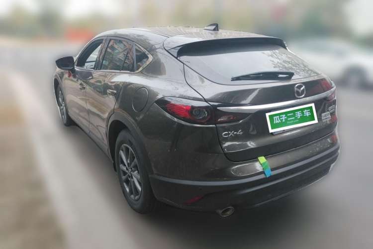 Used Mazda CX-4 2020 2.0L Automatic Two-Wheel Drive Blue Sky Exploration Edition Rear Left 45 Deg