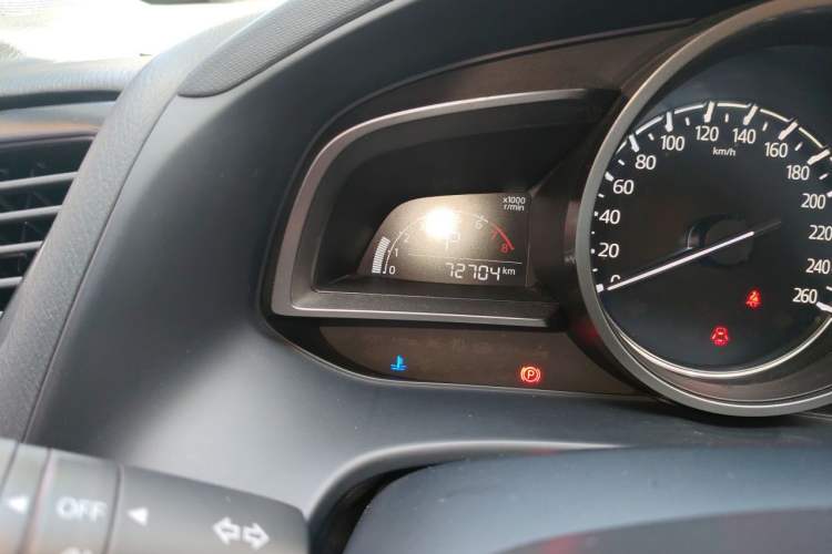 Used Mazda CX-4 2020 2.0L Automatic Two-Wheel Drive Blue Sky Luxury Edition Odometer Close Up