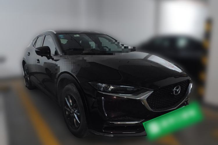 Used Mazda CX-4 2020 2.0L Automatic Two-Wheel Drive Blue Sky Luxury Edition Front Right 45 Deg