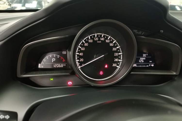 Used Mazda CX-4 2020 2.0L Automatic Two-Wheel Drive Blue Sky Exploration Edition Odometer Close Up