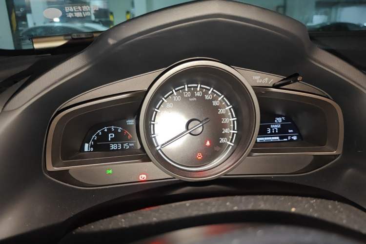 Used Mazda CX-4 2020 2.0L Automatic Two-Wheel Drive Blue Sky Luxury Edition Odometer Close Up