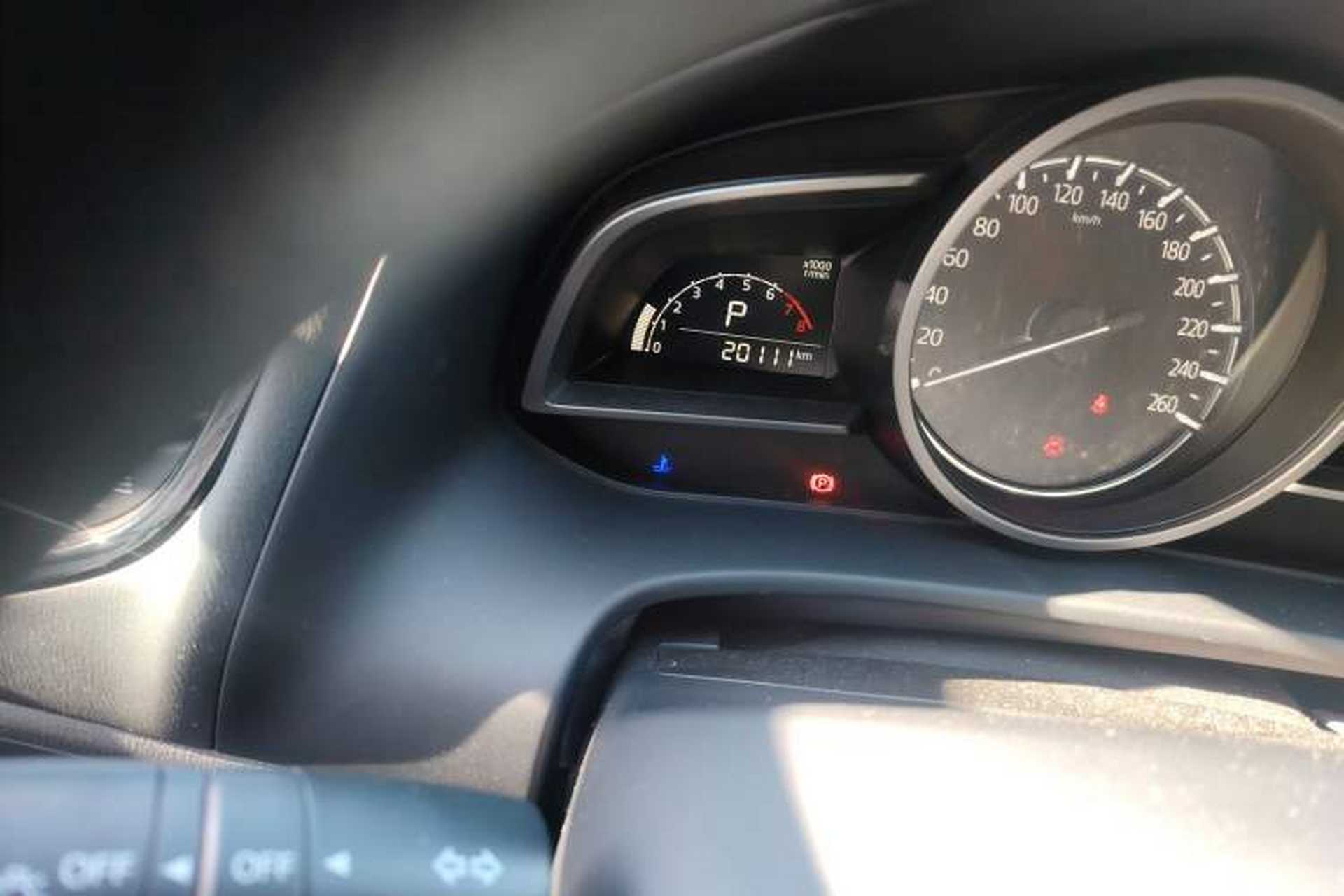 Used Mazda CX-4 2020 2.0L Automatic Two-Wheel Drive Blue Sky Dynamic Edition Odometer Close Up