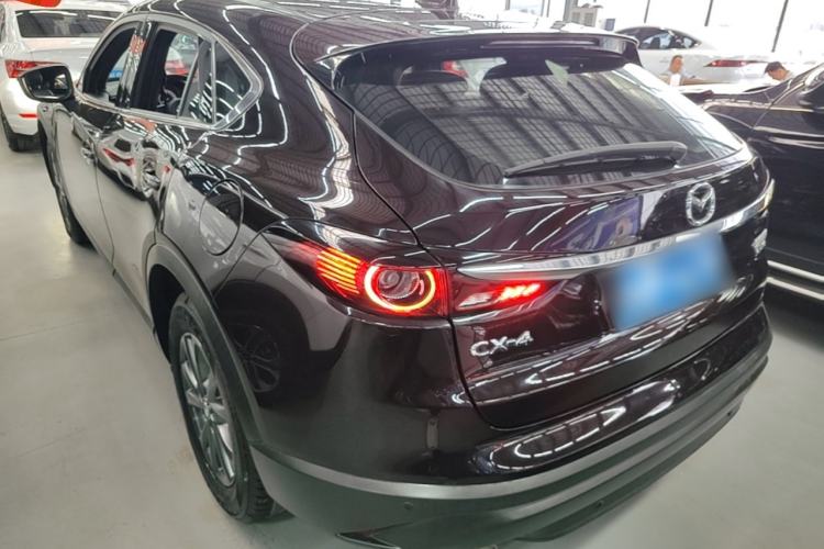 Used Mazda CX-4 2020 2.0L Automatic Two-Wheel Drive Blue Sky Dynamic Edition Rear Left 45 Deg