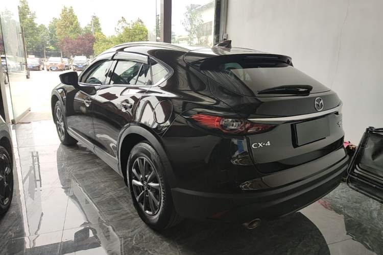 Used Mazda CX-4 2020 2.0L Automatic Two-Wheel Drive Blue Sky Luxury Edition Rear Left 45 Deg