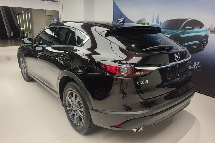 Used Mazda CX-4 2020 2.0L Automatic Two-Wheel Drive Blue Sky Dynamic Edition Rear Left 45 Deg