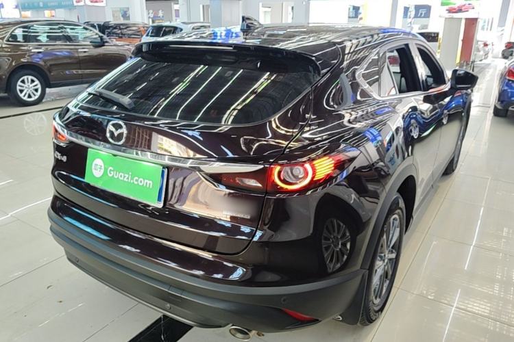 Used Mazda CX-4 2020 2.0L Automatic Two-Wheel Drive Blue Sky Dynamic Edition Rear Right 45 Deg