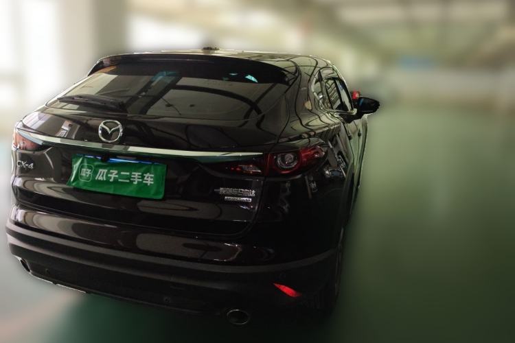 Used Mazda CX-4 2020 2.0L Automatic Two-Wheel Drive Blue Sky Dynamic Edition Rear Right 45 Deg