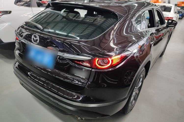 Used Mazda CX-4 2020 2.0L Automatic Two-Wheel Drive Blue Sky Dynamic Edition Rear Right 45 Deg