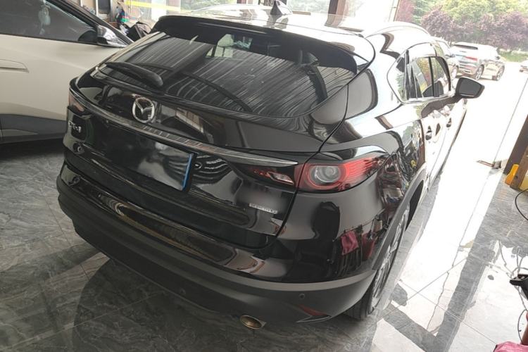 Used Mazda CX-4 2020 2.0L Automatic Two-Wheel Drive Blue Sky Luxury Edition Rear Right 45 Deg