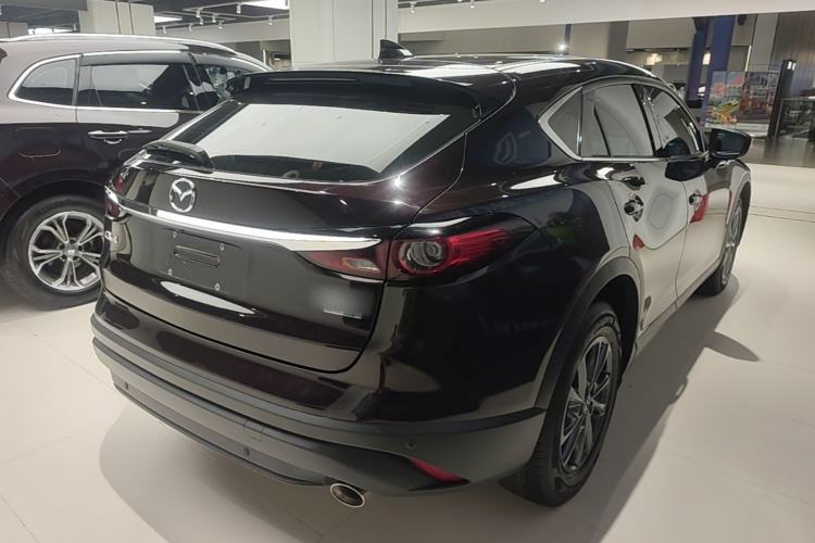 Used Mazda CX-4 2020 2.0L Automatic Two-Wheel Drive Blue Sky Dynamic Edition Rear Right 45 Deg