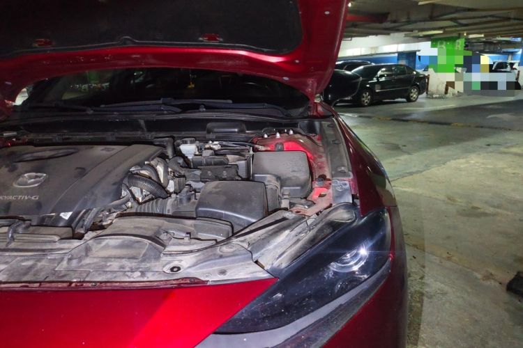 Used Mazda CX-4 2020 2.0L Automatic Two-Wheel Drive Blue Sky Luxury Edition Engine Bay Left