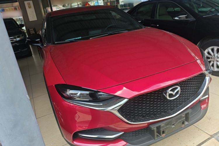 Used Mazda CX-4 2020 2.0L Automatic Two-Wheel Drive Blue Sky Exploration Edition Front Right 45 Deg