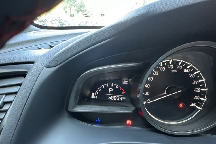 Used Mazda CX-4 2020 2.0L Automatic Two-Wheel Drive Blue Sky Luxury Edition Odometer Close Up