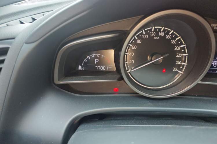 Used Mazda CX-4 2020 2.0L Automatic Two-Wheel Drive Blue Sky Luxury Edition Odometer Close Up
