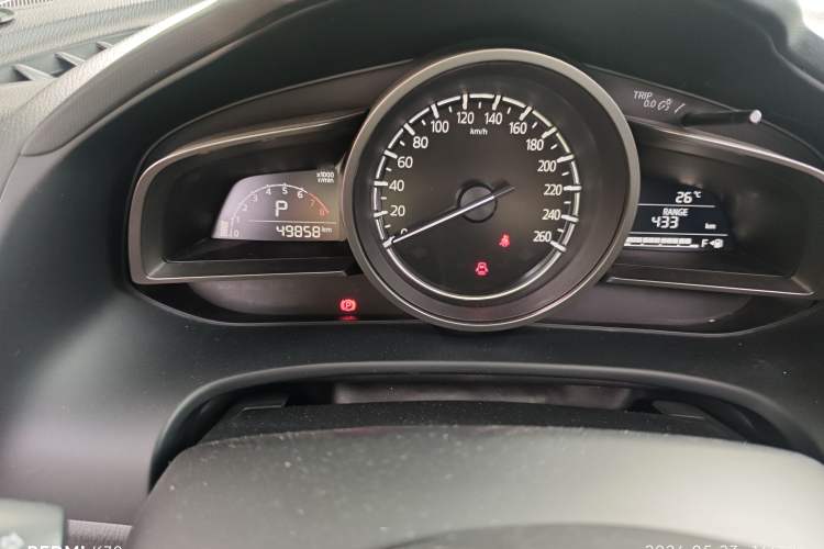 Used Mazda CX-4 2020 2.0L Automatic Two-Wheel Drive Blue Sky Luxury Edition Odometer Close Up