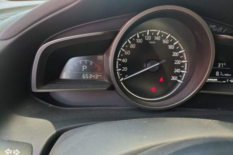 Used Mazda CX-4 2020 2.0L Automatic Two-Wheel Drive Blue Sky Dynamic Edition Odometer Close Up