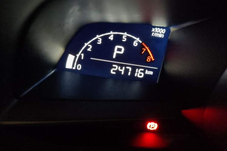 Used Mazda CX-4 2020 2.0L Automatic Two-Wheel Drive Blue Sky Luxury Edition Odometer Close Up