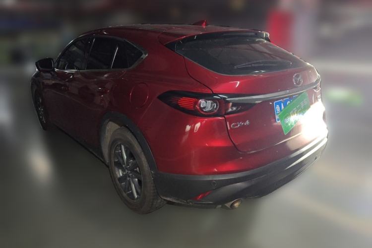 Used Mazda CX-4 2020 2.0L Automatic Two-Wheel Drive Blue Sky Dynamic Edition Rear Left 45 Deg