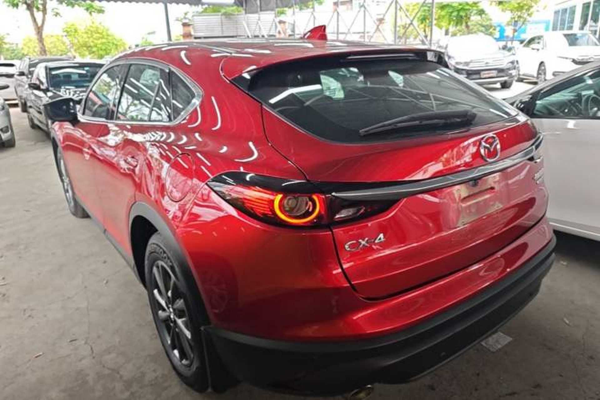 Used Mazda CX-4 2020 2.0L Automatic Two-Wheel Drive Blue Sky Exploration Edition Rear Left 45 Deg