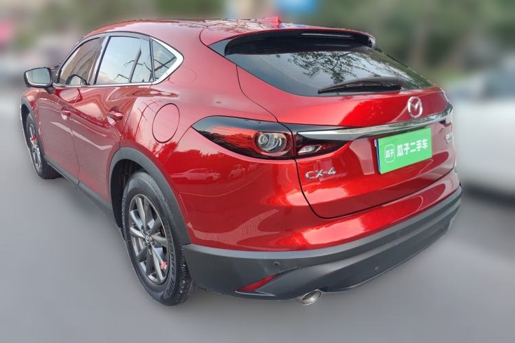 Used Mazda CX-4 2020 2.0L Automatic Two-Wheel Drive Blue Sky Dynamic Edition Rear Left 45 Deg