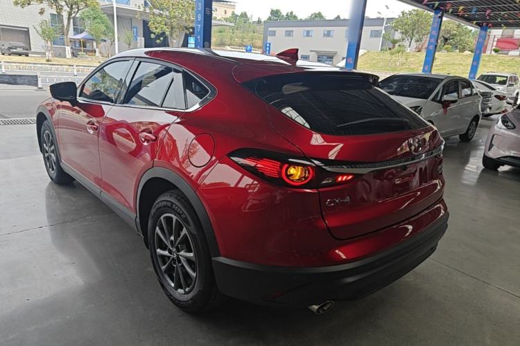 Used Mazda CX-4 2020 2.0L Automatic Two-Wheel Drive Blue Sky Dynamic Edition Rear Left 45 Deg