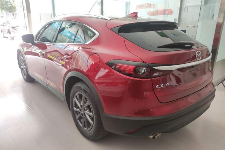 Used Mazda CX-4 2020 2.0L Automatic Two-Wheel Drive Blue Sky Dynamic Edition Rear Left 45 Deg