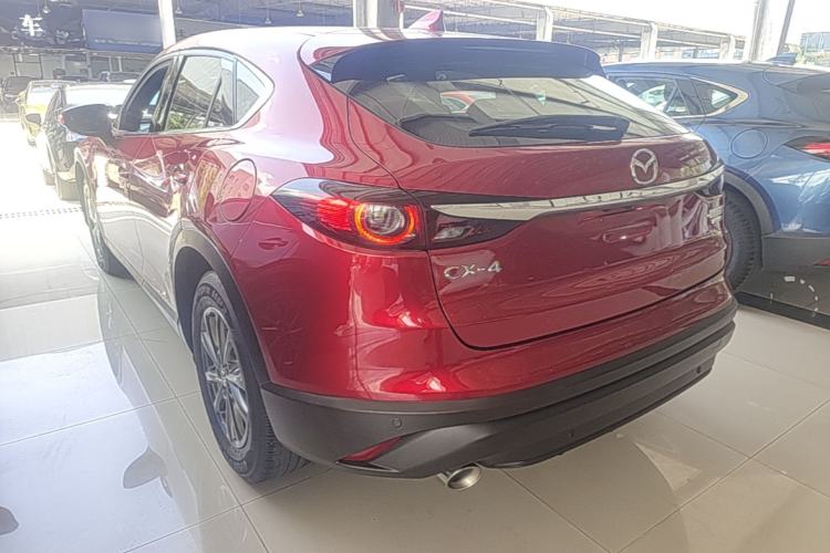 Used Mazda CX-4 2020 2.0L Automatic Two-Wheel Drive Blue Sky Dynamic Edition Rear Left 45 Deg