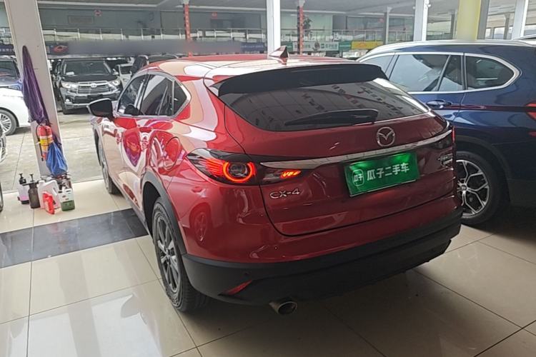 Used Mazda CX-4 2020 2.0L Automatic Two-Wheel Drive Blue Sky Youth Edition Rear Left 45 Deg