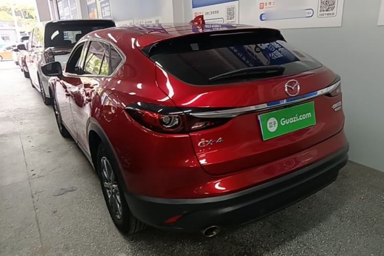 Used Mazda CX-4 2020 2.0L Automatic Two-Wheel Drive Blue Sky Exploration Edition Rear Left 45 Deg