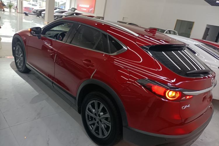 Used Mazda CX-4 2020 2.0L Automatic Two-Wheel Drive Blue Sky Luxury Edition Rear Left 45 Deg