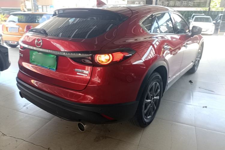Used Mazda CX-4 2020 2.0L Automatic Two-Wheel Drive Blue Sky Dynamic Edition Rear Right 45 Deg