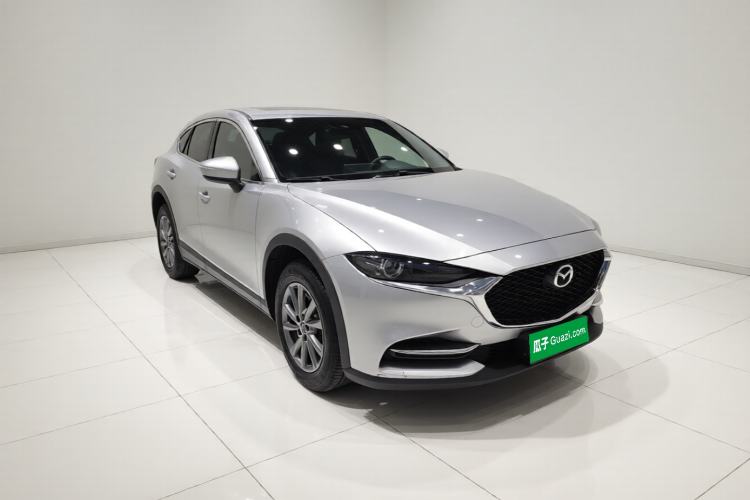 Used Mazda CX-4 2020 2.0L Automatic Two-Wheel Drive Blue Sky Exploration Edition Front Right 45 Deg