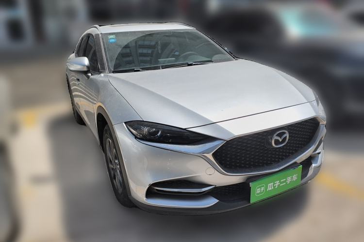 Used Mazda CX-4 2020 2.0L Automatic Two-Wheel Drive Blue Sky Luxury Edition Front Right 45 Deg