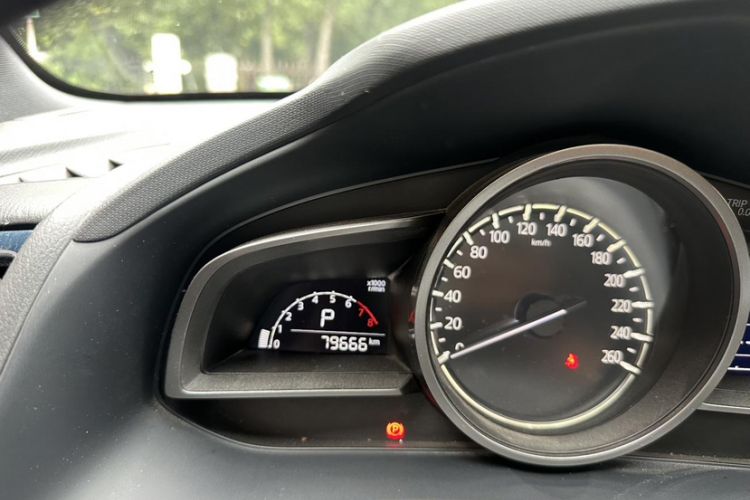 Used Mazda CX-4 2020 2.0L Automatic Two-Wheel Drive Blue Sky Dynamic Edition Odometer Close Up