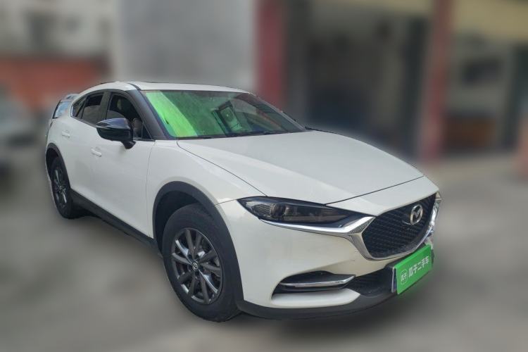 Used Mazda CX-4 2020 2.0L Automatic Two-Wheel Drive Blue Sky Exploration Edition Front Right 45 Deg
