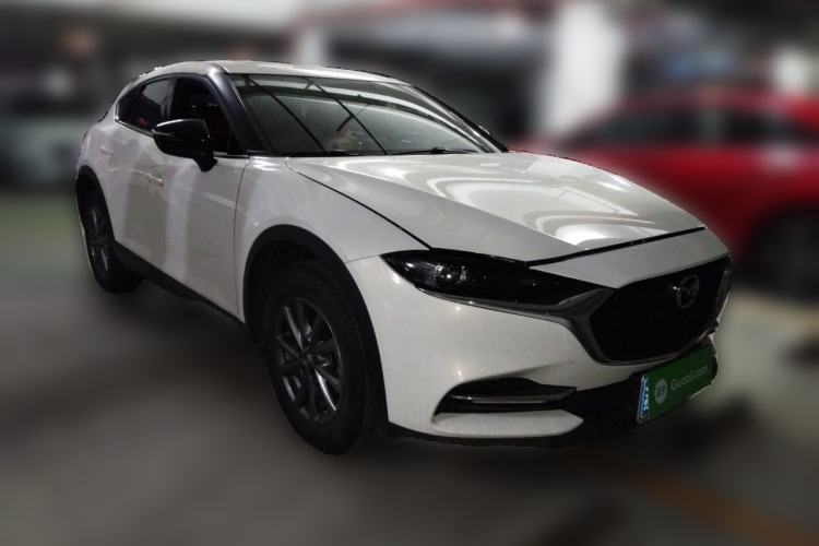 Used Mazda CX-4 2020 2.0L Automatic Two-Wheel Drive Blue Sky Exploration Edition Front Right 45 Deg