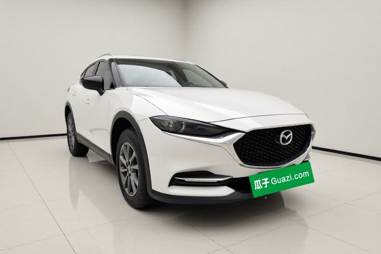 Used Mazda CX-4 2020 2.0L Automatic Two-Wheel Drive Blue Sky Luxury Edition Front Right 45 Deg