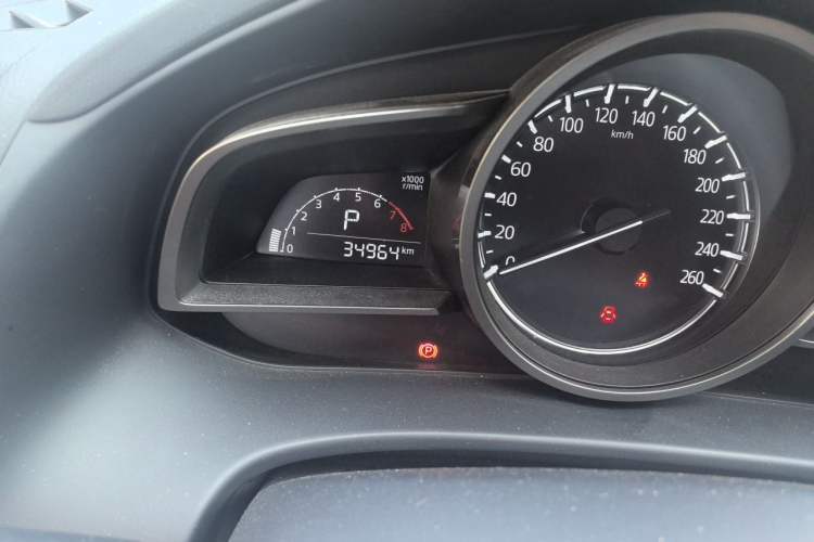 Used Mazda CX-4 2020 2.0L Automatic Two-Wheel Drive Blue Sky Exploration Edition Odometer Close Up