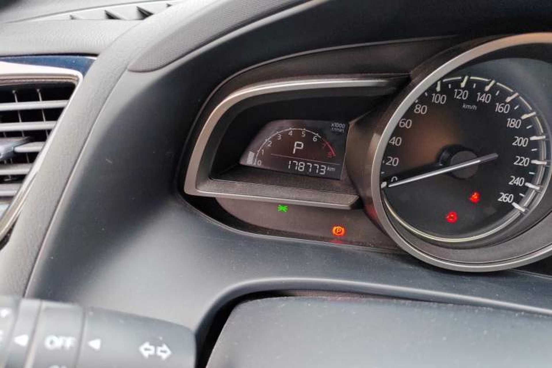 Used Mazda CX-4 2020 2.0L Automatic Two-Wheel Drive Blue Sky Dynamic Edition Odometer Close Up