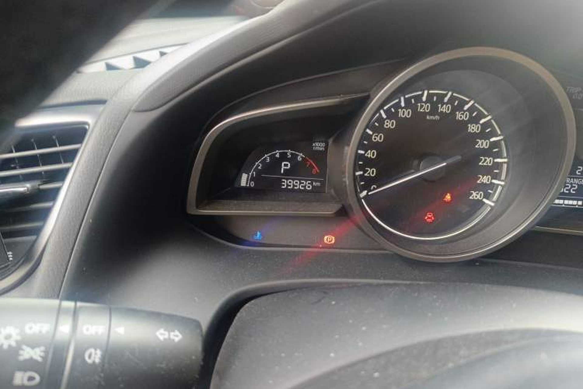Used Mazda CX-4 2020 2.0L Automatic Two-Wheel Drive Blue Sky Luxury Edition Odometer Close Up