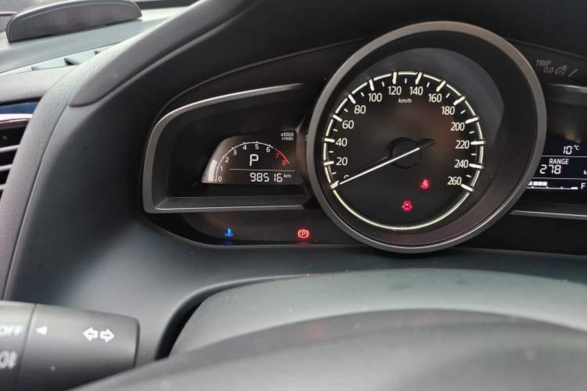 Used Mazda CX-4 2020 2.0L Automatic Two-Wheel Drive Blue Sky Dynamic Edition Odometer Close Up