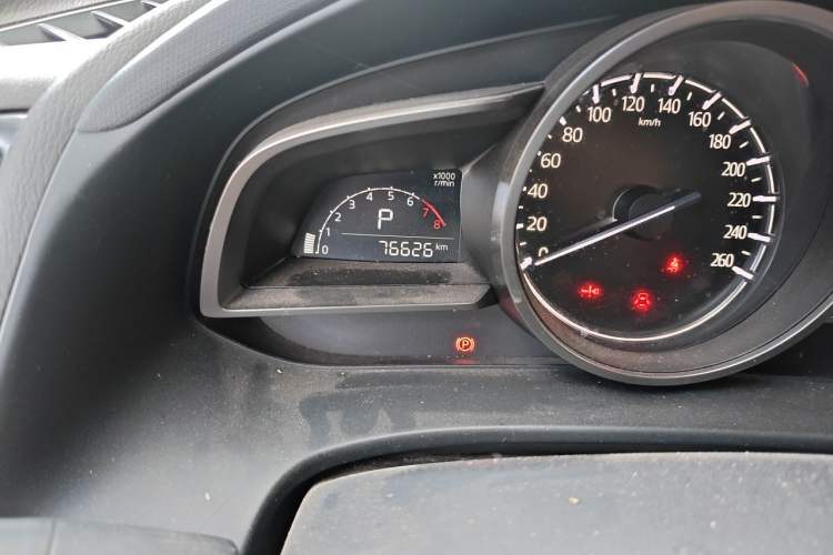 Used Mazda CX-4 2020 2.0L Automatic Two-Wheel Drive Blue Sky Luxury Edition Odometer Close Up