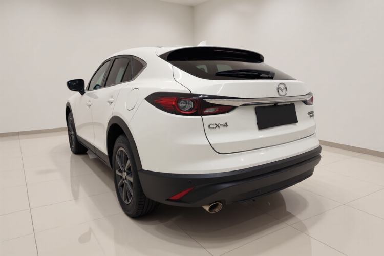 Used Mazda CX-4 2020 2.0L Automatic Two-Wheel Drive Blue Sky Dynamic Edition Rear Left 45 Deg
