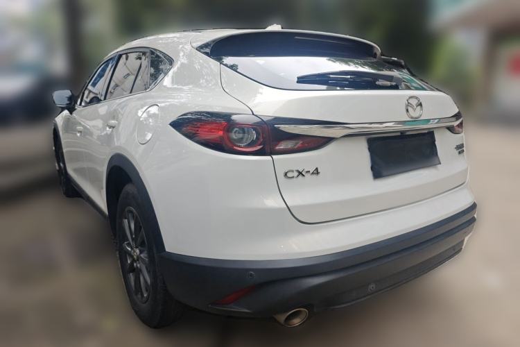 Used Mazda CX-4 2020 2.0L Automatic Two-Wheel Drive Blue Sky Dynamic Edition Rear Left 45 Deg