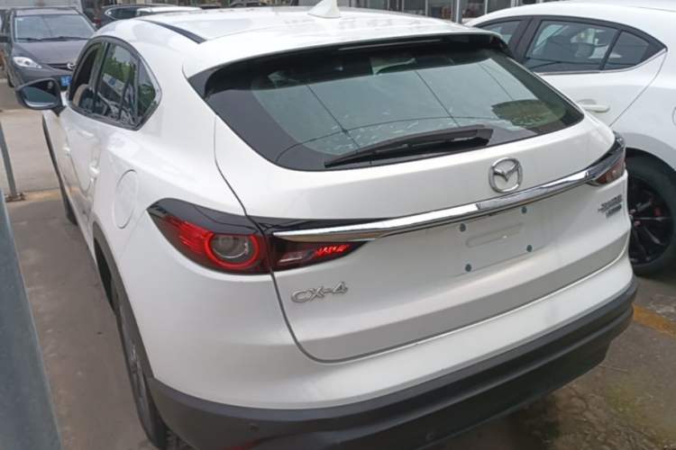 Used Mazda CX-4 2020 2.0L Automatic Two-Wheel Drive Blue Sky Exploration Edition Rear Left 45 Deg