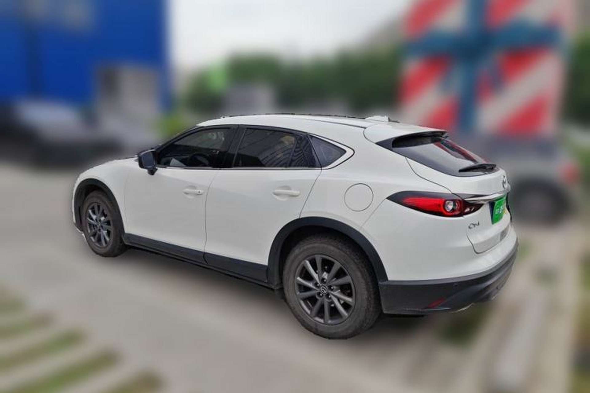 Used Mazda CX-4 2020 2.0L Automatic Two-Wheel Drive Blue Sky Dynamic Edition Rear Left 45 Deg