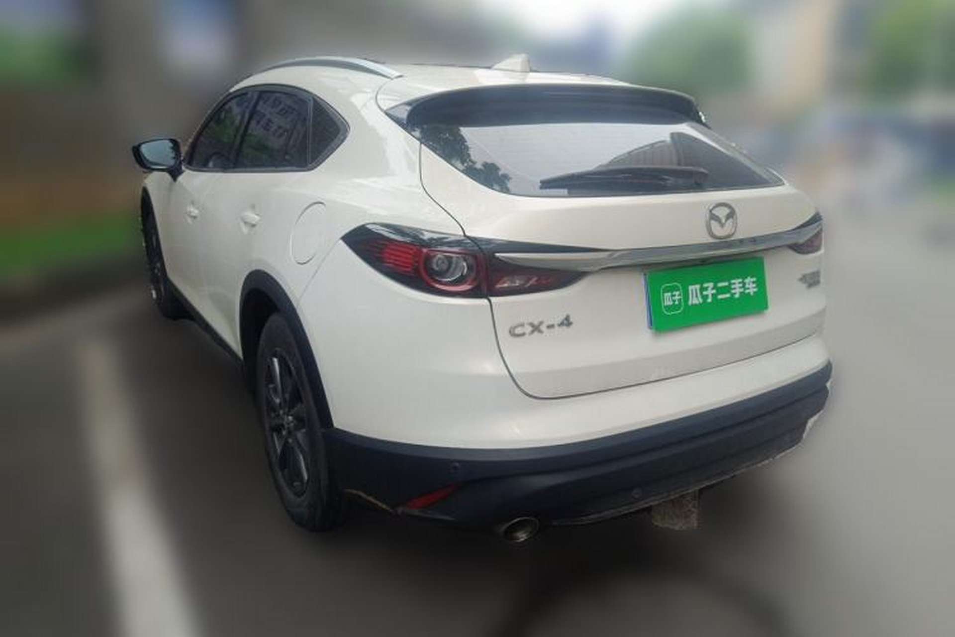 Used Mazda CX-4 2020 2.0L Automatic Two-Wheel Drive Blue Sky Luxury Edition Rear Left 45 Deg
