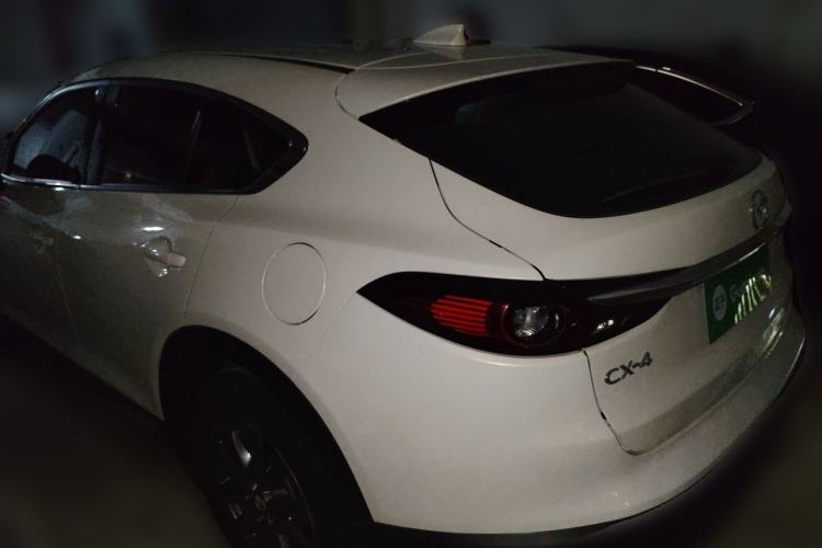 Used Mazda CX-4 2020 2.0L Automatic Two-Wheel Drive Blue Sky Dynamic Edition Rear Left 45 Deg