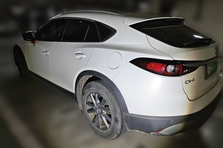 Used Mazda CX-4 2020 2.0L Automatic Two-Wheel Drive Blue Sky Luxury Edition Rear Left 45 Deg