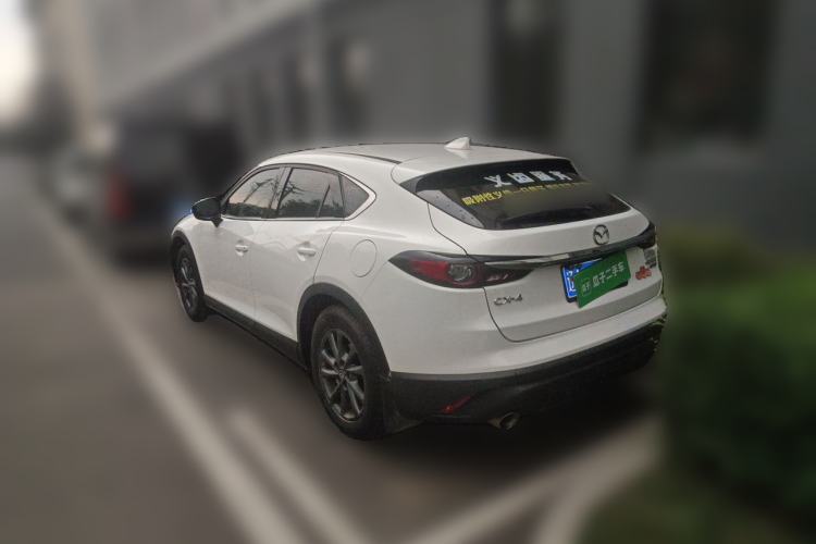 Used Mazda CX-4 2020 2.0L Automatic Two-Wheel Drive Blue Sky Dynamic Edition Rear Left 45 Deg